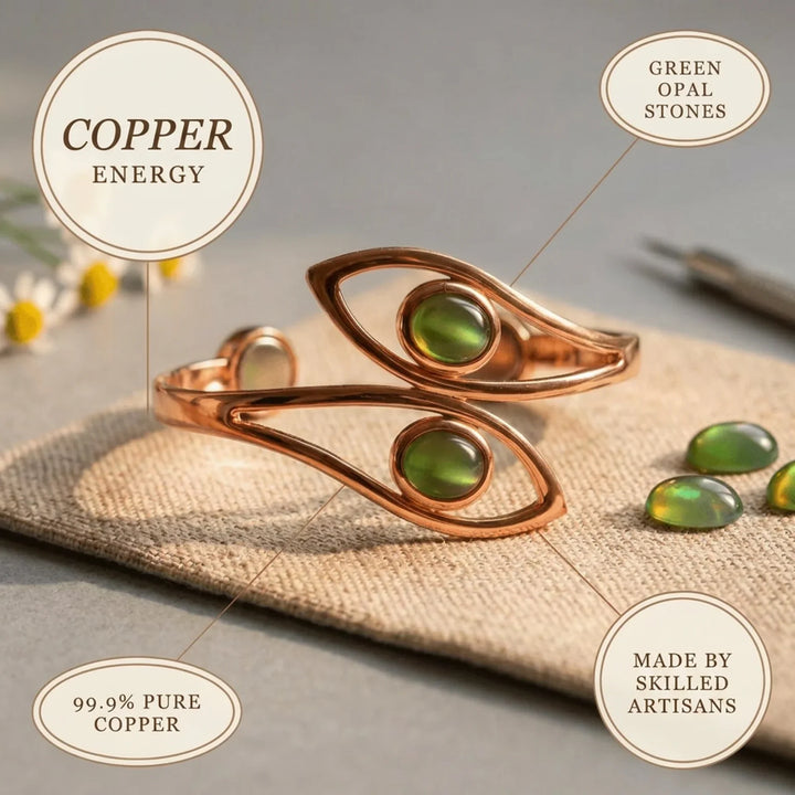 Frond Copper Bracelet