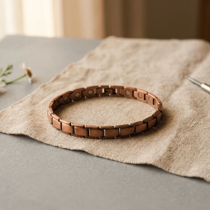 Cobble Copper Anklet
