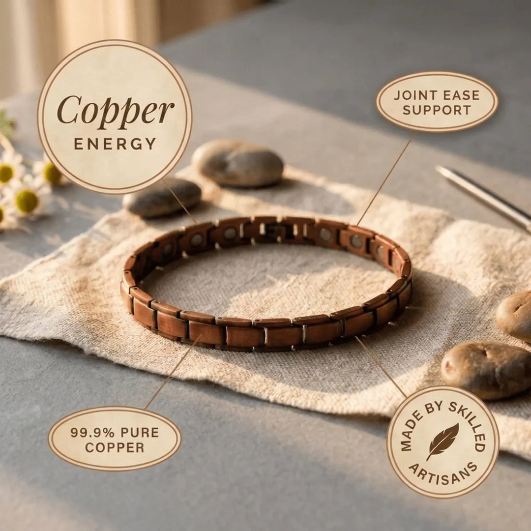Cobble Copper Anklet