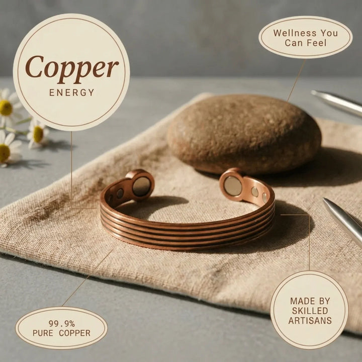 Stria Copper Bracelet