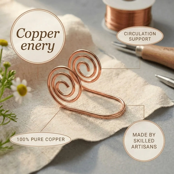 Volute Copper Hand Spiral