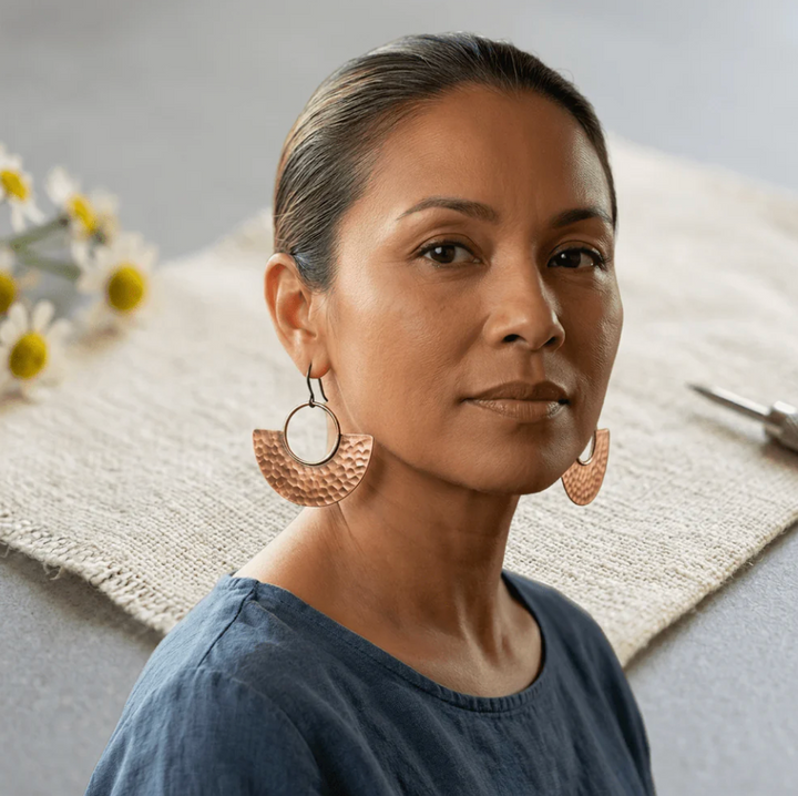 Dusk Copper Earrings