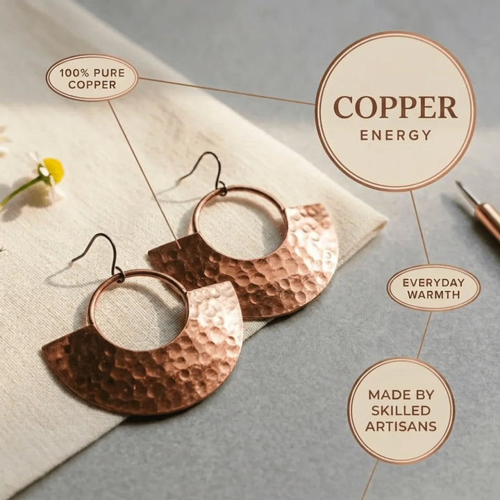 Dusk Copper Earrings