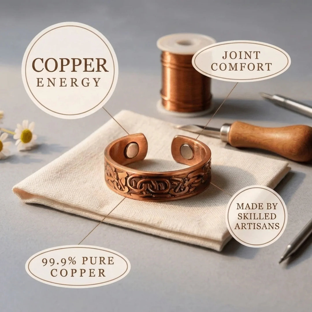 Glyph Copper Ring