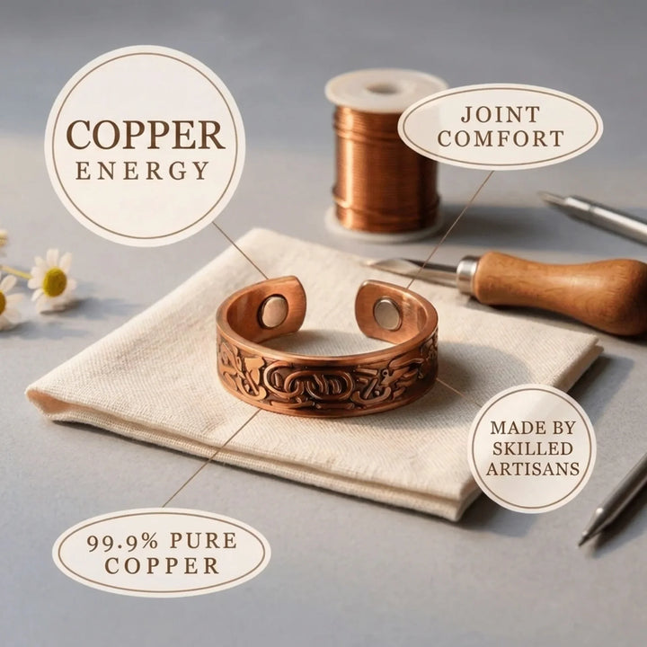 Glyph Copper Ring