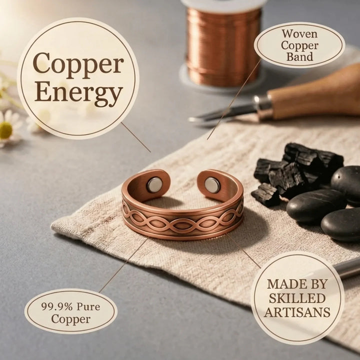 Vesica Copper Ring