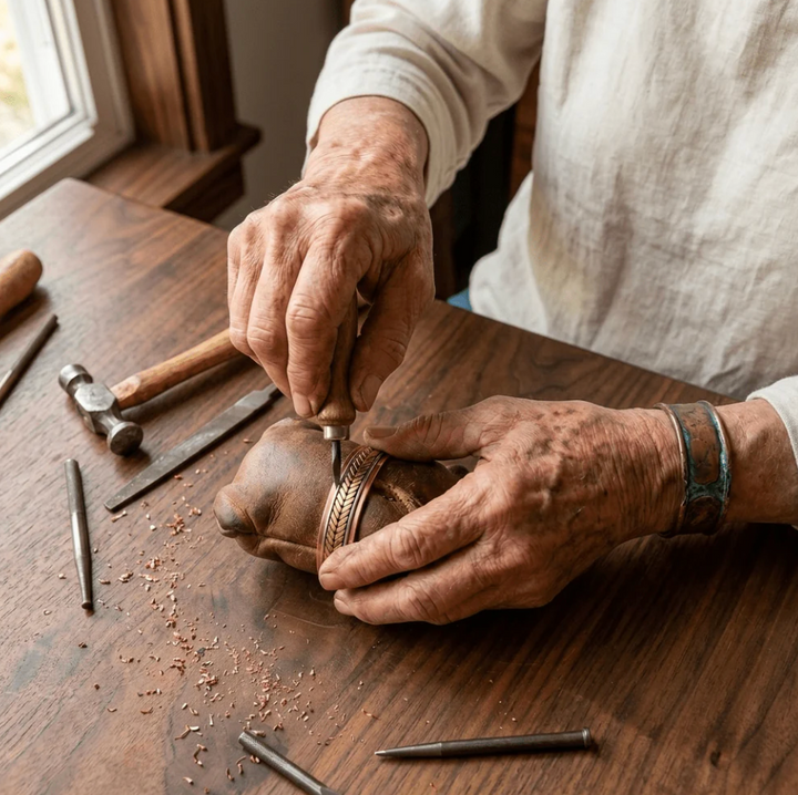 Chaff Copper Bracelet