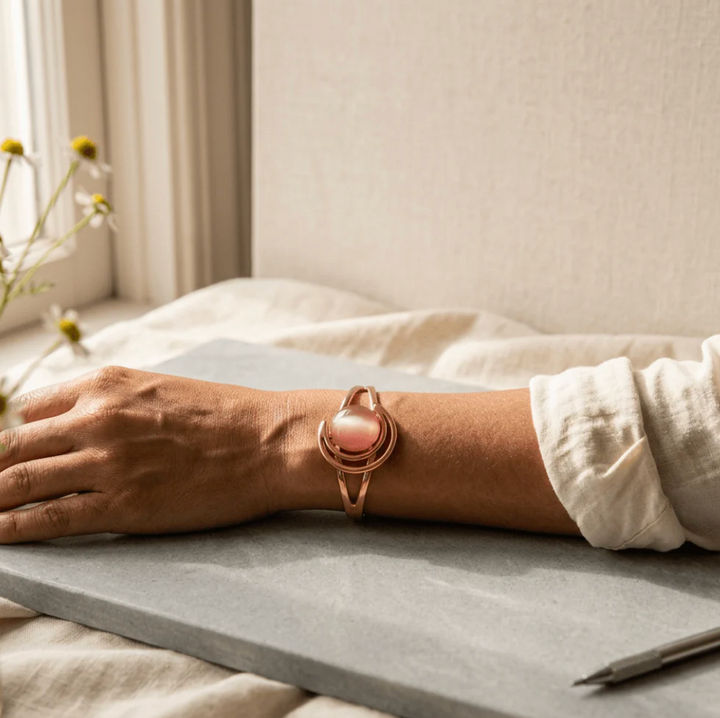 Hearth Pink Copper Bracelet