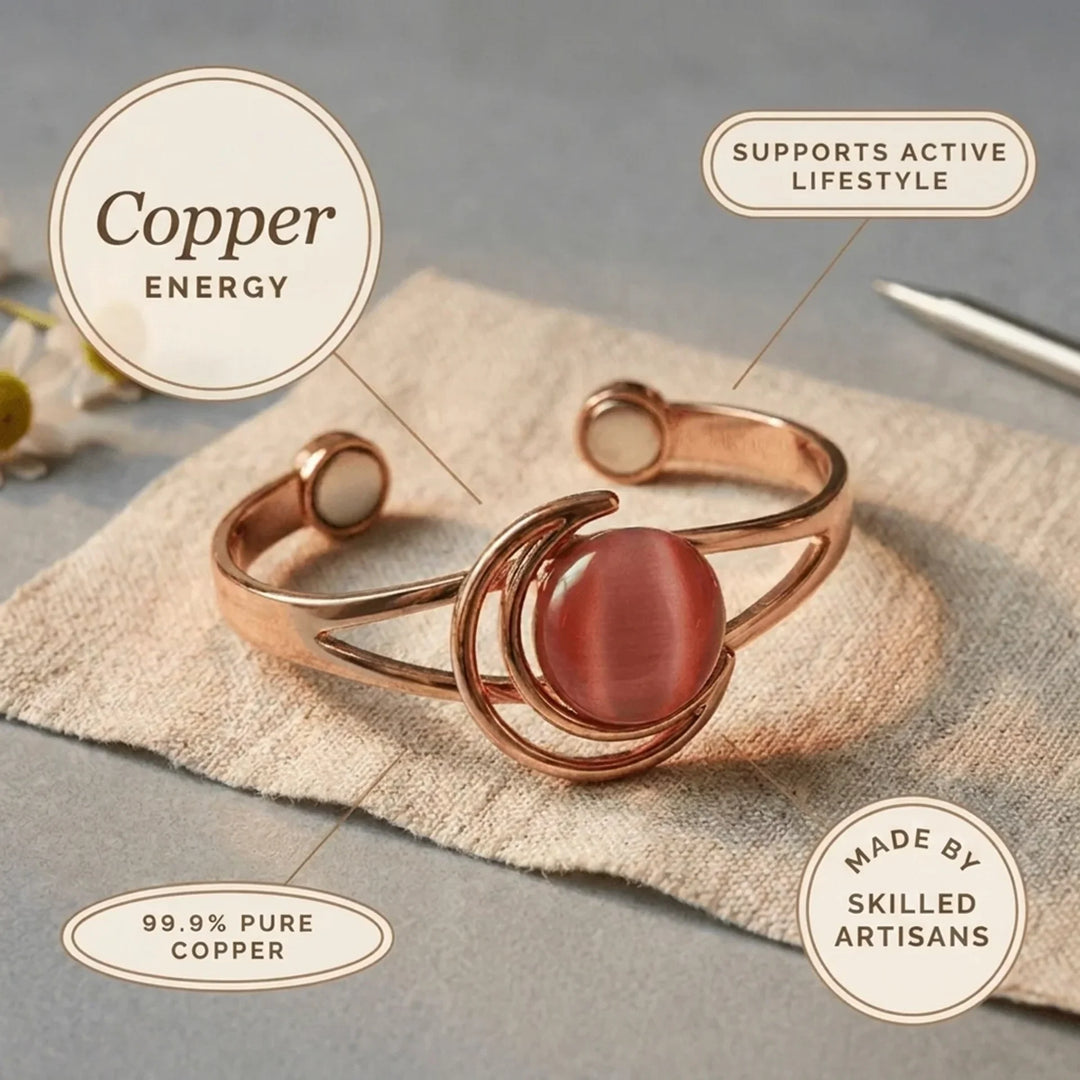 Hearth Pink Copper Bracelet