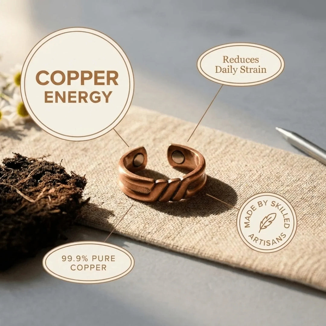 Skein Copper Ring