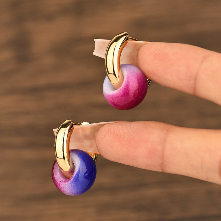 Prism Copper Earrings