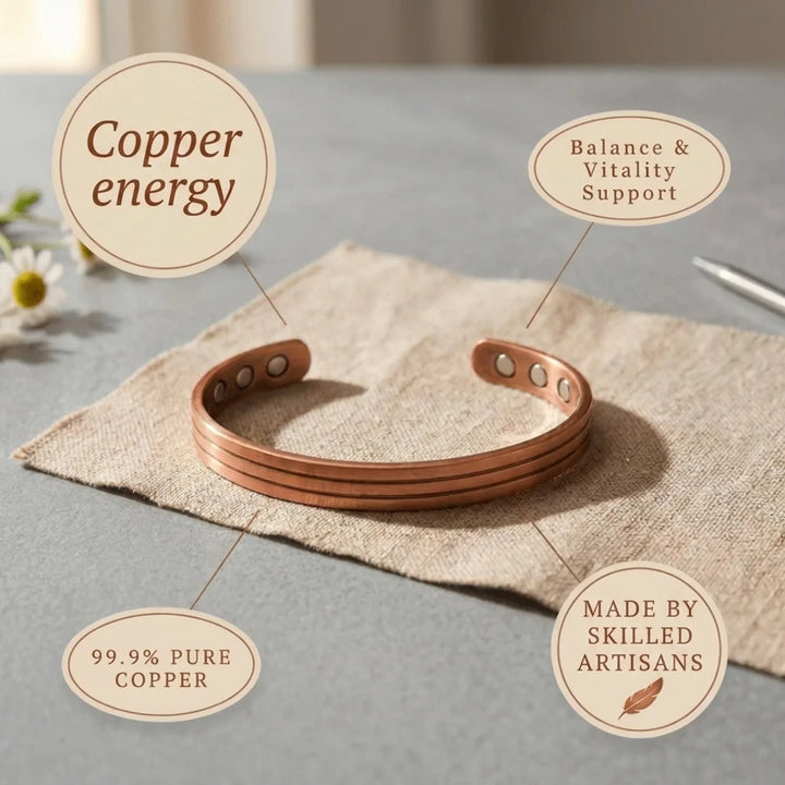Furrow Copper Bracelet