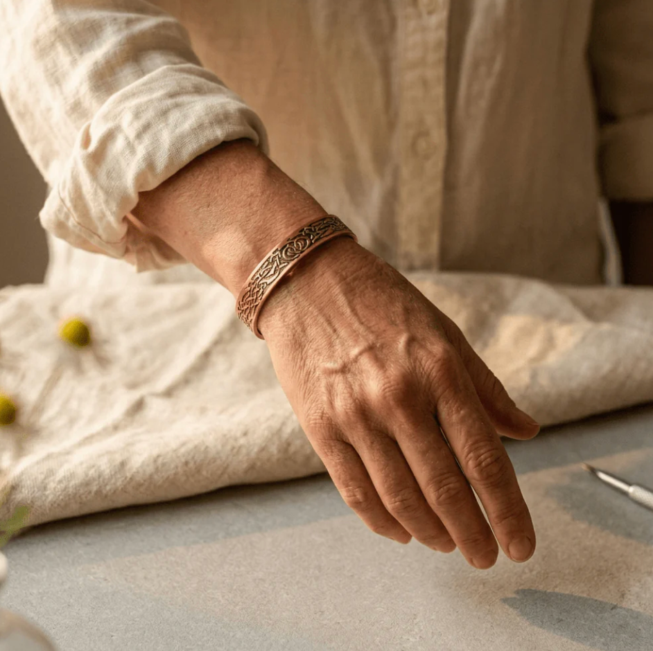 Knotwork Copper Bracelet