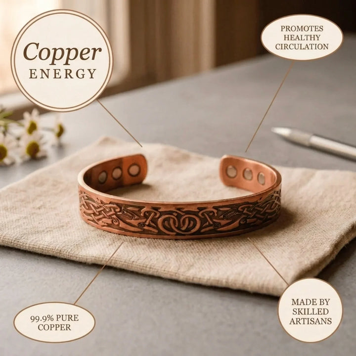 Knotwork Copper Bracelet