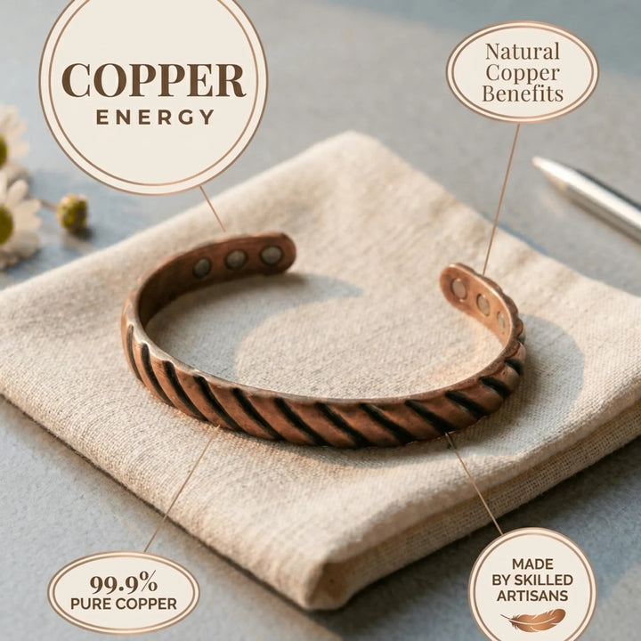 Flute Copper Bracelet