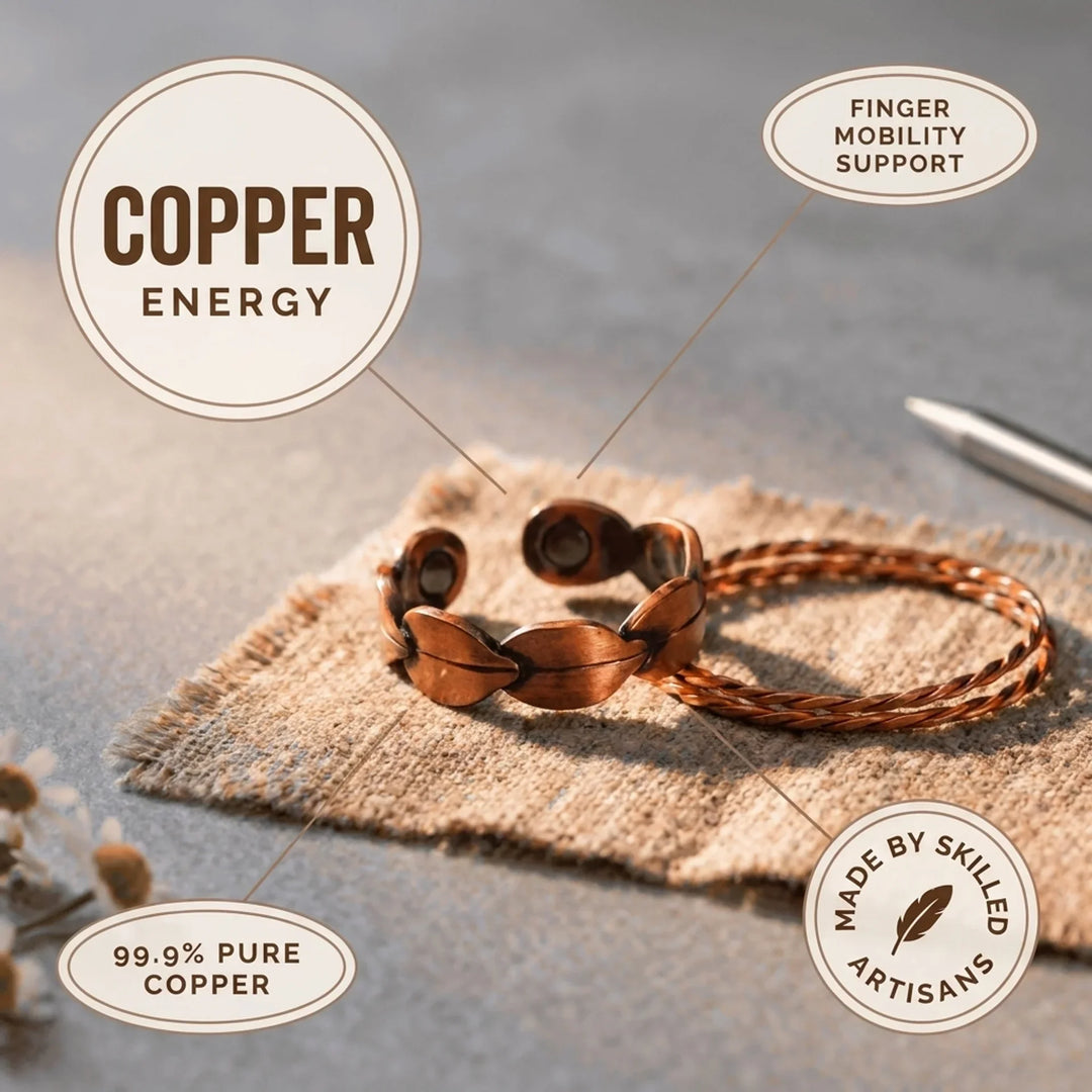 Laurus Copper Ring