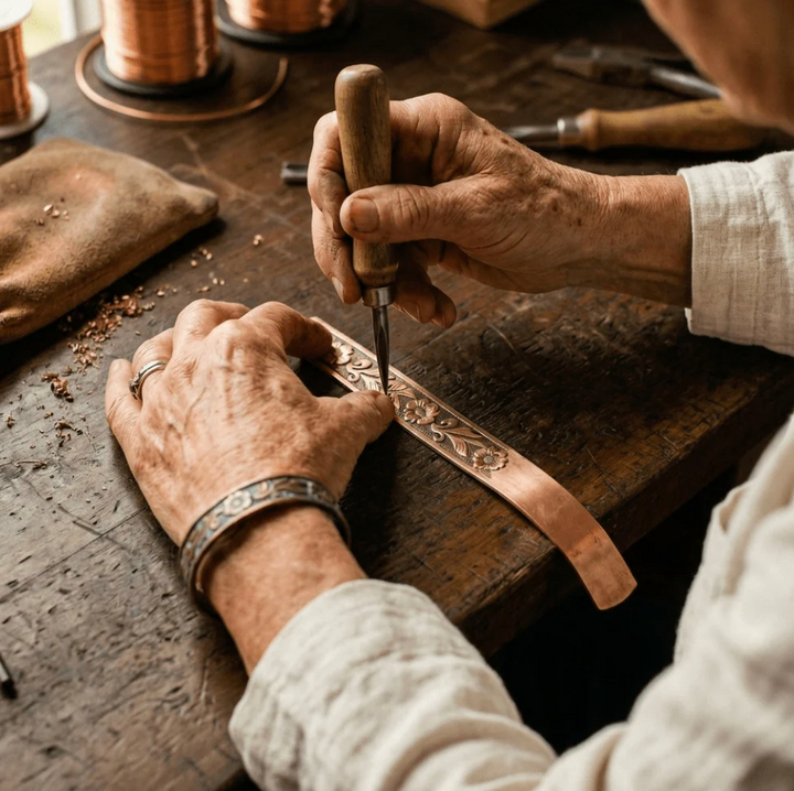 Sprig Copper Bracelet