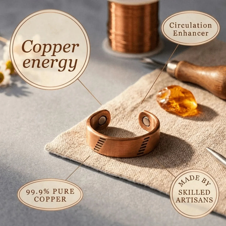 Rune Copper Ring