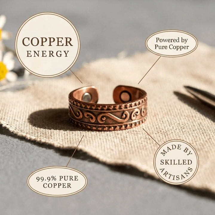 Tendril Copper Ring