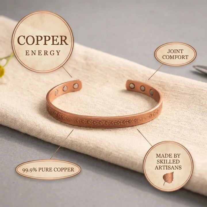 Daisy Copper Bracelet