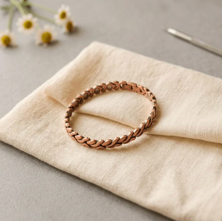 Tress Copper Anklet