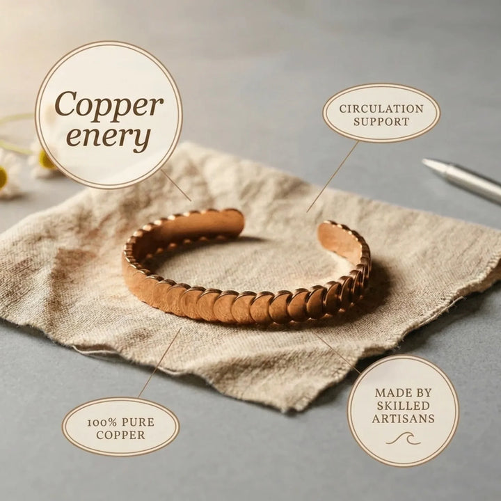 Shingle Copper Bracelet