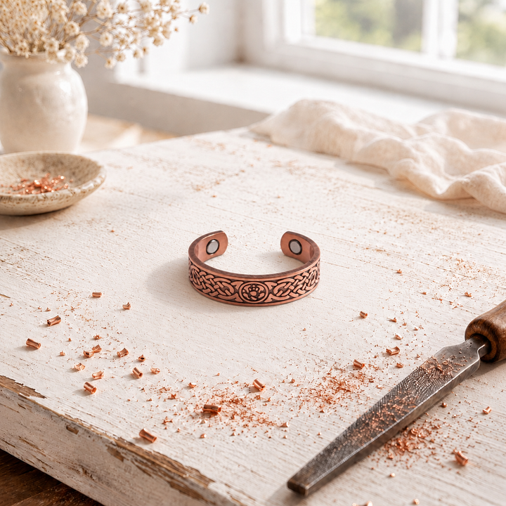 Plait Copper Ring