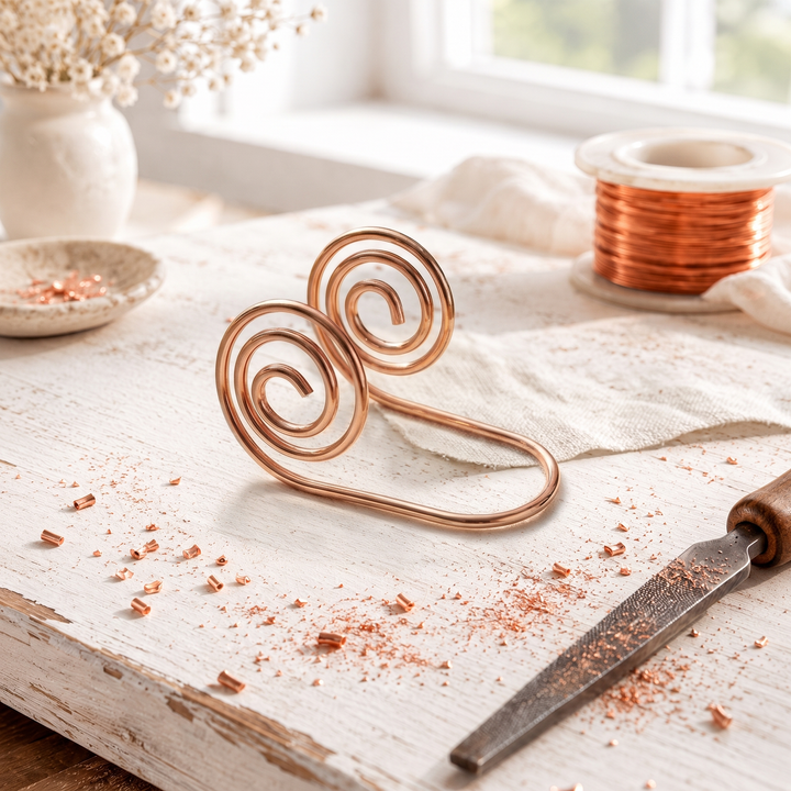 Volute Copper Hand Spiral