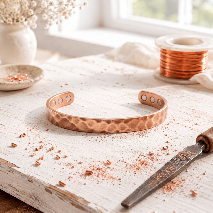 Crater Copper Bracelet