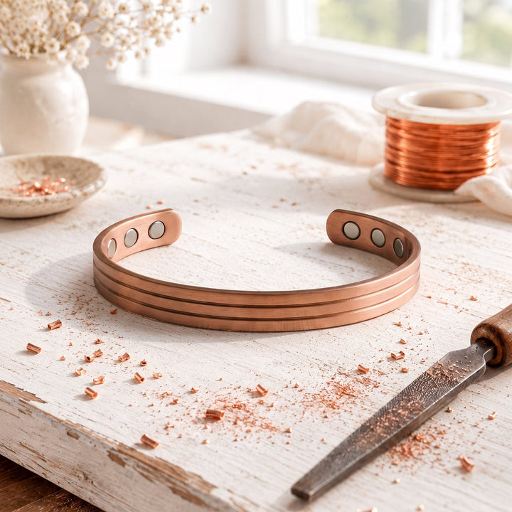 Furrow Copper Bracelet