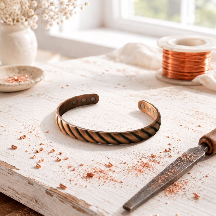 Flute Copper Bracelet