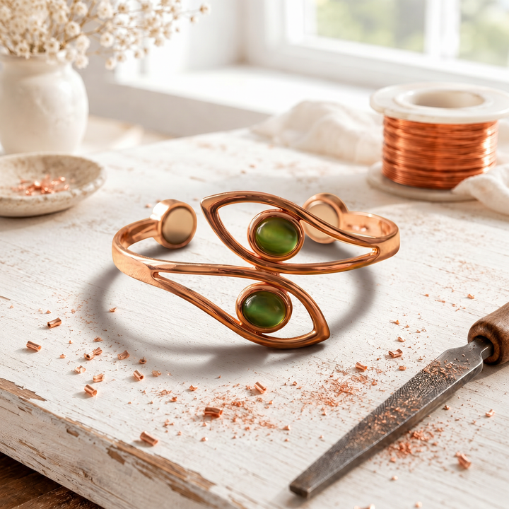 Frond Copper Bracelet
