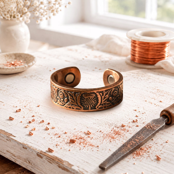 Marigold Copper Ring