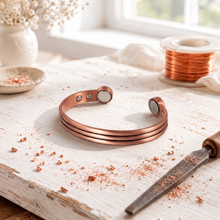 Silver Copper Bracelet