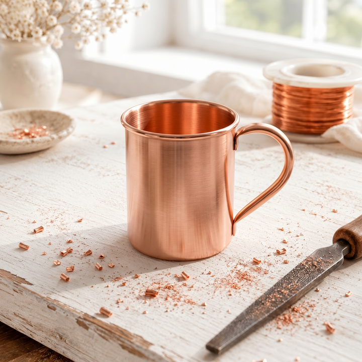 Copper Plain Mug 400ml